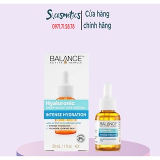 Serum Cấp Nước, Dưỡng Ẩm Balance Active Formula Hyaluronic Deep Moisture Serum 30ml