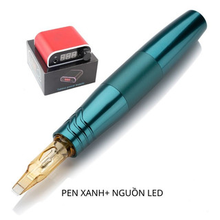 Máy pen phun môi mini 5 0, máy pen phun xăm  siêu hót hít 2022, Tặng Nguồn Led Xịn, Bảo Hành 3 Tháng