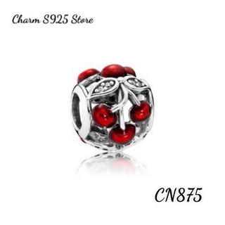 CHARM PAN ALE CHÙM CHERRY BẠC S925 THUẦN KHIẾT HÀNG CAO CẤP
