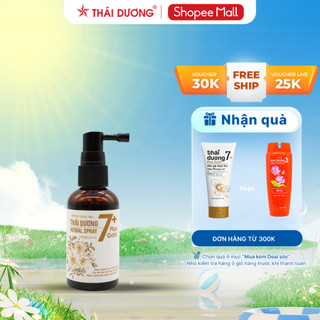 Xịt mọc tóc dược liệu Thái Dương 7 Gold 60ml - Sao Thái Dương