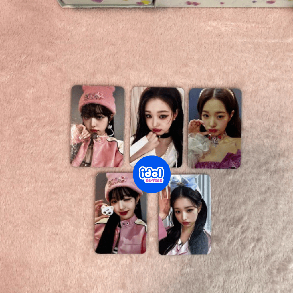 Idol Cuties - IVE (Gaeul, Yujin, Rei, Wonyoung, Liz, Leeseo) - Card bo góc card des unoff lomo