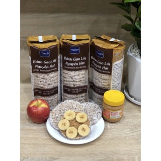 Combo 3 Bánh Giảm cân Bánh Gạo Lứt Không Đường Bánh ăn kiêng giảm cân phù hợp người tập gym eatclean healthy thuần chay