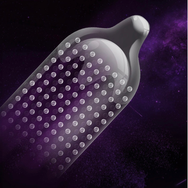 Bao Cao Su Gân Gai Lớn Mero Đen, Bcs Kéo Dài Thời Gian, Nhiều Gel Bôi Trơn (Hộp 10C) | Chika_Store