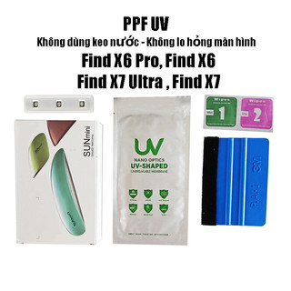 Miếng dán ppf uv oppo find x6 pro, find x6, finx x7 ultra, find x7