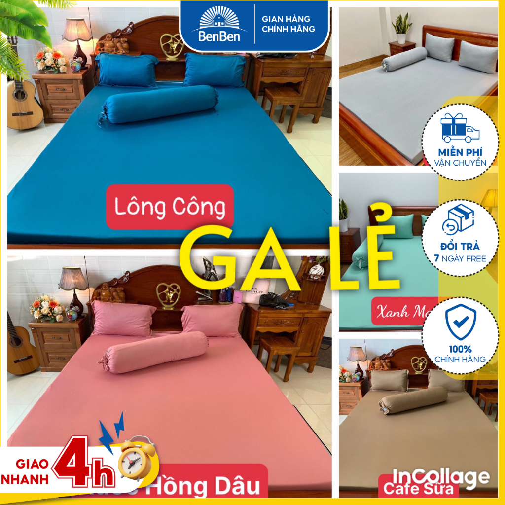 Ga thun bọc nệm, ga lẻ thun hàn quốc dày mịn mát - BEN BEN - drap bọc nệm - ra trải giường
