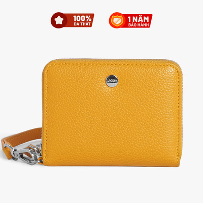 Ví nữ Da Thật LAGOM Zippy Mini - kèm móc đeo cổ tay tiện lợi