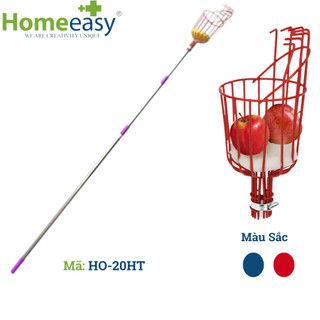 Cây Hái Trái Cây Homeeasy HO-20HT - Cây Inox, Kích Thước Tăng Đưa Dài Đến 3M, Ảnh Thực Tế Dưới Mô Tả