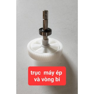 Trục có bánh răng kèm vòng bi động cơ ép máy ép chậm SAVTM