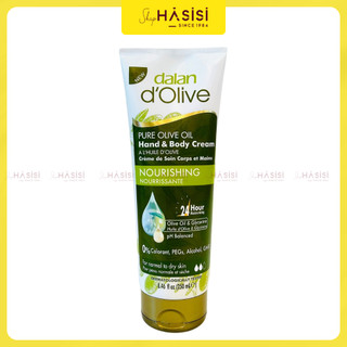 Kem dưỡng tay và body dalan - d'olive pure olive oil hand & body cream 250ml