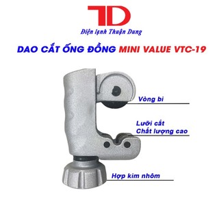 Dao cắt ống đồng mini value phi 6 đến phi 16 TD Điện lạnh Thuận Dung