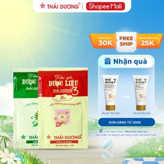 Dây 10 gói Dầu gội Thái Dương 3 Hương Hoa _Sao Thái Dương
