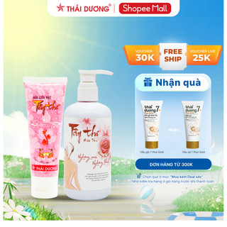 Bộ sản phẩm Sữa tắm Tây Thi 480ml và Sữa rửa mặt Tây Thi 90g -Sao Thái Dương