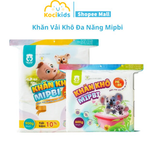 Khăn vải khô đa năng cao cấp Mipbi mềm mại an toàn cho bé và cả gia đình