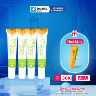 Combo4  Kem Ngừa Mụn, kiểm soát bã nhờn, ngừa thâm sẹo Yoosun Acnes 15g - chính hãng từ Nhà sản xuất