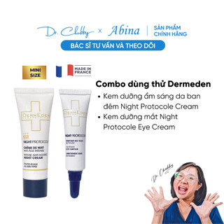 - Kem mắt, kem đêm & kem chống nắng 4in1 thương hiệu DermEden