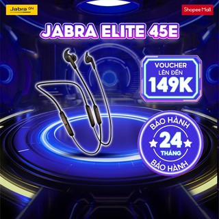 Tai Nghe Không Dây, Bluetooth Nhét Tai Thể Thao Jabra Elite 45E - Hàng Chính Hãng