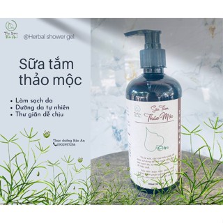 Sữa tắm thảo mộc sạch da, an toàn cho da nhạy cảm