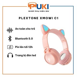 Tai nghe bluetooth Plextone xMOWi C1 không dây hình tai mèo / Tai nghe cho bé học tập