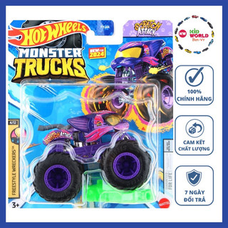 Xe mô hình Hot Wheels Monster Trucks Scratch Attack HTM28.