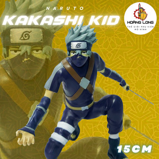 Mô hình Kakashi Kid 15cm, figure Naruto quà tặng Sưu tầm Độc đáo, trang trí PC, bàn làm việc (phụ kiện Hoàng Long)