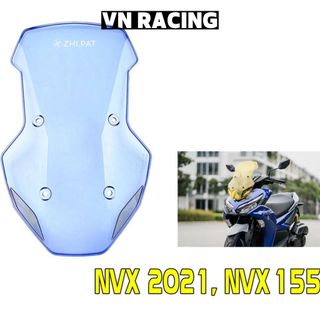 Kính chắn gió NVX 2021, NVX 155 màu trong suốt nhựa PC Zhi.pat chính hãng - bảo hành 6 tháng