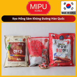 (Date 1/2026) Kẹo Sâm - Kẹo Hồng Sâm Không Đường 365 Hàn Quốc túi 500g Màu Đỏ