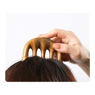 Lược gỗ đàn hương massage đầu