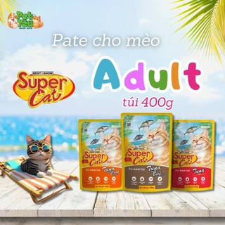 Pate supercat 85g - 400g cho chó mèo mọi lứa tuổi