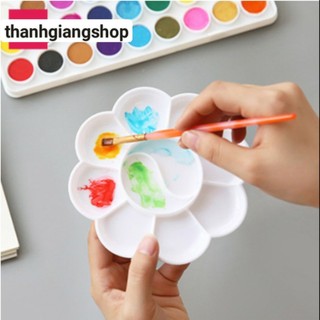 Khay pha màu nước hình bông hoa 13mm, Khay pha màu sơn siêu hot