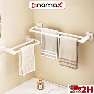 Giá kệ treo khăn tắm /quần áo, đồ dùng phòng tắm, chât liệu nhôm hàng không chống gỉ, bảo hành 10 năm Enomax ( Eno 0442)