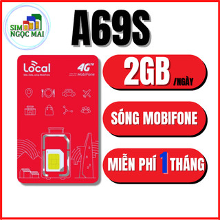 Sim 4G Mobifone LOCAL A89F , A69S , A79S Xài Maxdata - Miễn Phí Tháng Đầu - Sim Ngọc Mai