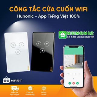 Công Tắc Cửa Cuốn Thông Minh WiFi Hunonic Datic, Điều Khiển Từ Xa, Thông Báo Trạng Thái Đóng/Mở Cửa