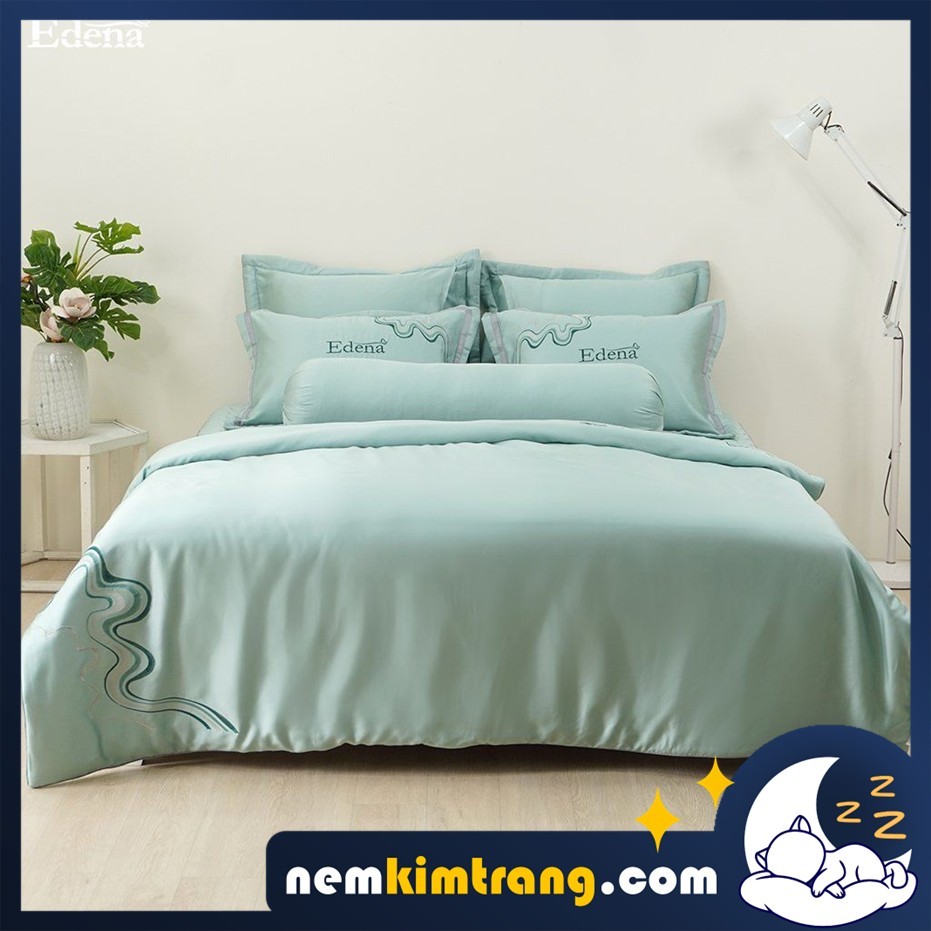 BỘ Ga (Drap) Nệm Tencel Edena Mẫu 7710 - CHÍNH HÃNG, CAO CẤP