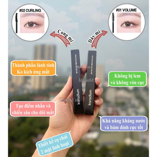 Mascara Karadium Curling và Volume