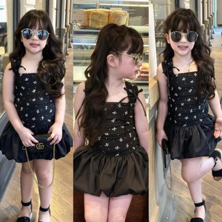 Váy nơ chân phồng bé gái
