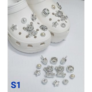  CrocsFanClub – PB306 - Set charm jibit gắn giày dép Crocs giả kim bán theo set như ảnh 