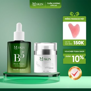 Combo mq.skin serum b5 + kem dưỡng nhân sâm - hàng chính hãng