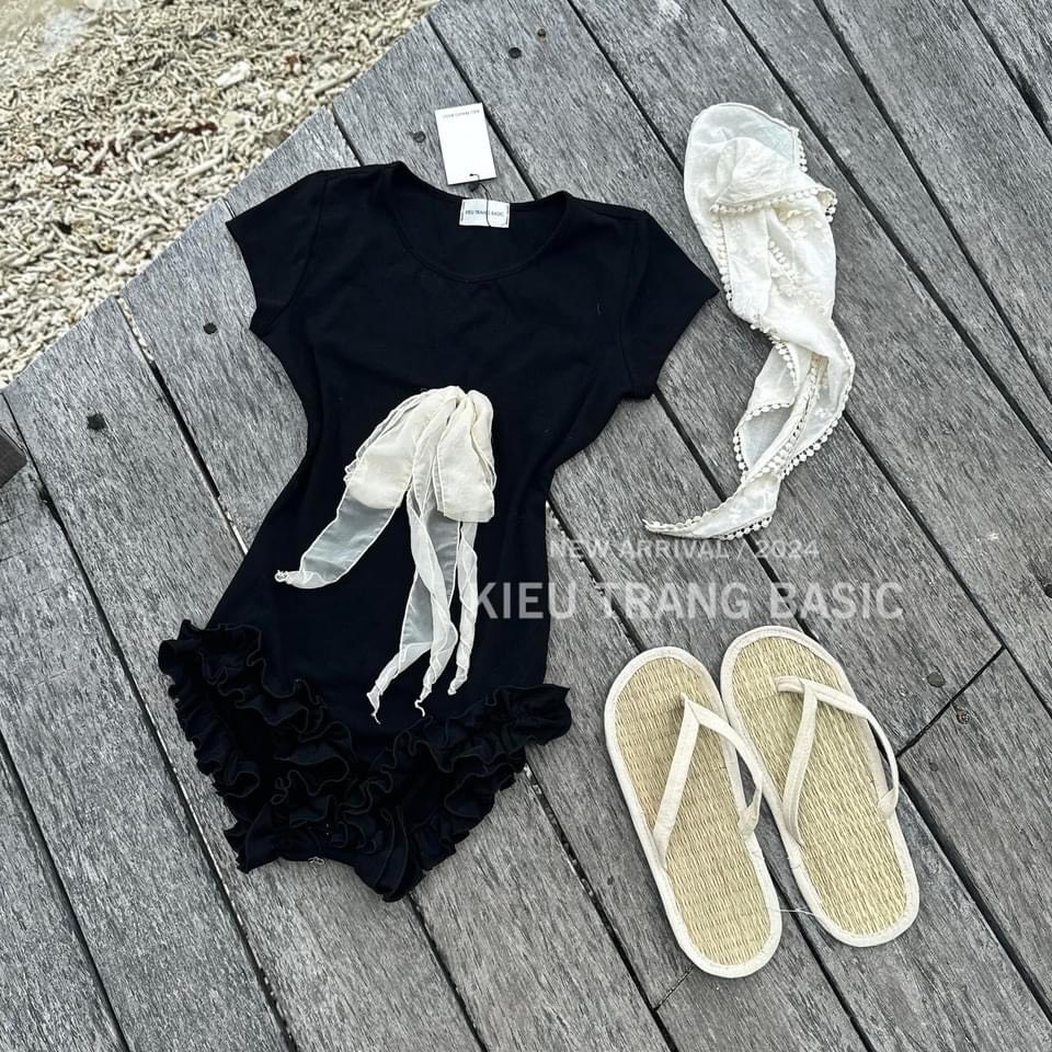 Set Đồ Đi Biển - Bikini Liền Thân Đính Nơ Khoe Trọn Body Kèm Khăn Đội Đầu | BigBuy360 - bigbuy360.vn