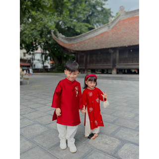Áo dài bé trai rồng - Ảnh thật chính chủ - Hàng có sẵn