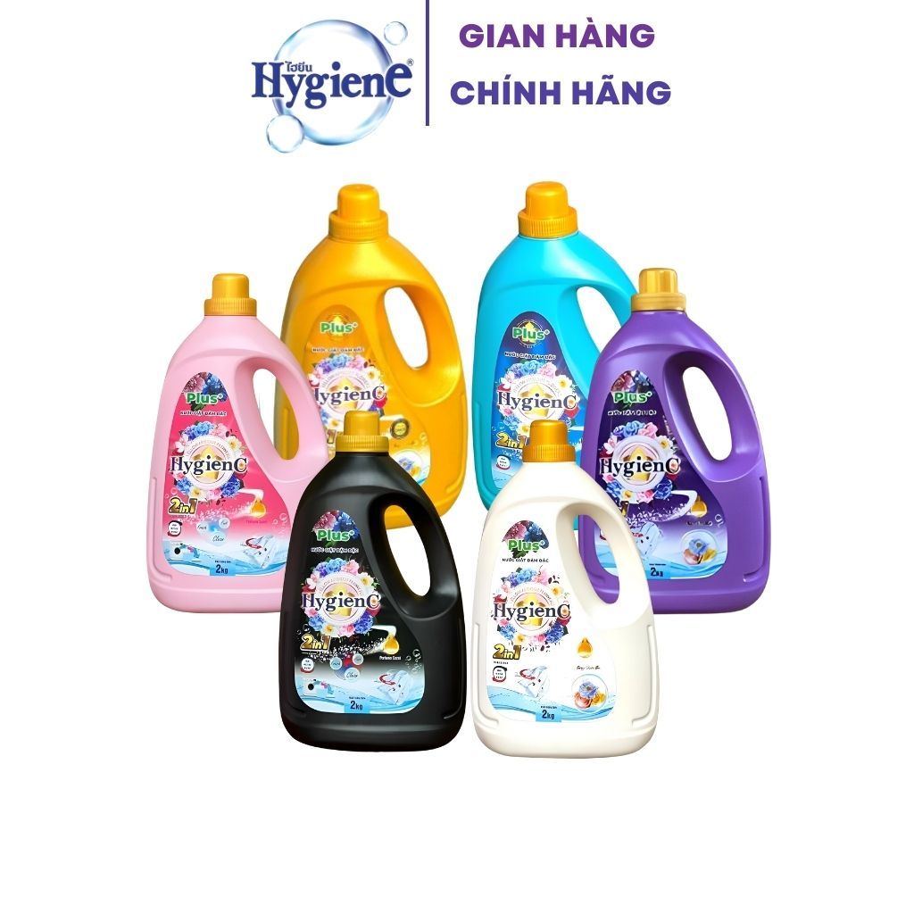 Nước Giặt HygienC Plus Hàng Việt Nam Công Nghệ 3D Thái Lan Can 2kg !