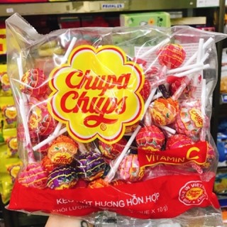 Kẹo mút hương hỗn hợp Chupa Chups cho bé yêu hương vị ngọt ngào