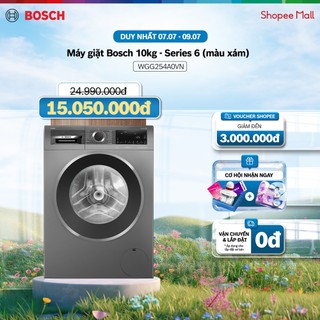 Máy giặt bosch 10kg wgg254a0vn - series 6 - hàng chính hãng