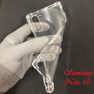 Ốp Samsung Note 10 / Note 10 Plus / Note 10 Lite / Note 10+ - Dẻo Trong Chống Sốc Bảo Vệ Camera