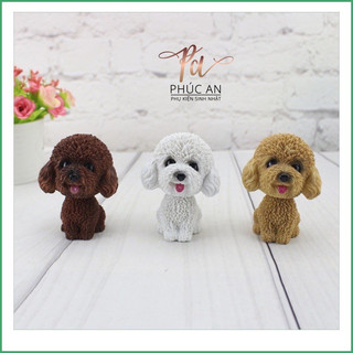 [ Mô hình ]Chó nhựa nhẹ trang trí bánh sinh nhật dễ thương, phụ kiện trang trí bánh kem