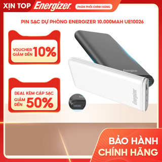 Pin sạc dự phòng energizer 10.000mah ue10026 - hàng chính hãng