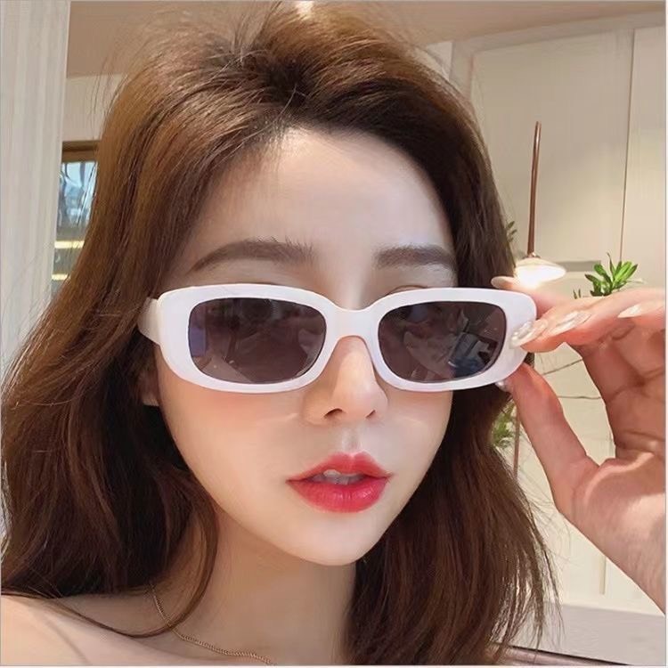 Kính mát nam nữ KM38 gọng chữ nhật thời trang phong cách retro thời trang Hàn Quốc | BigBuy360 - bigbuy360.vn
