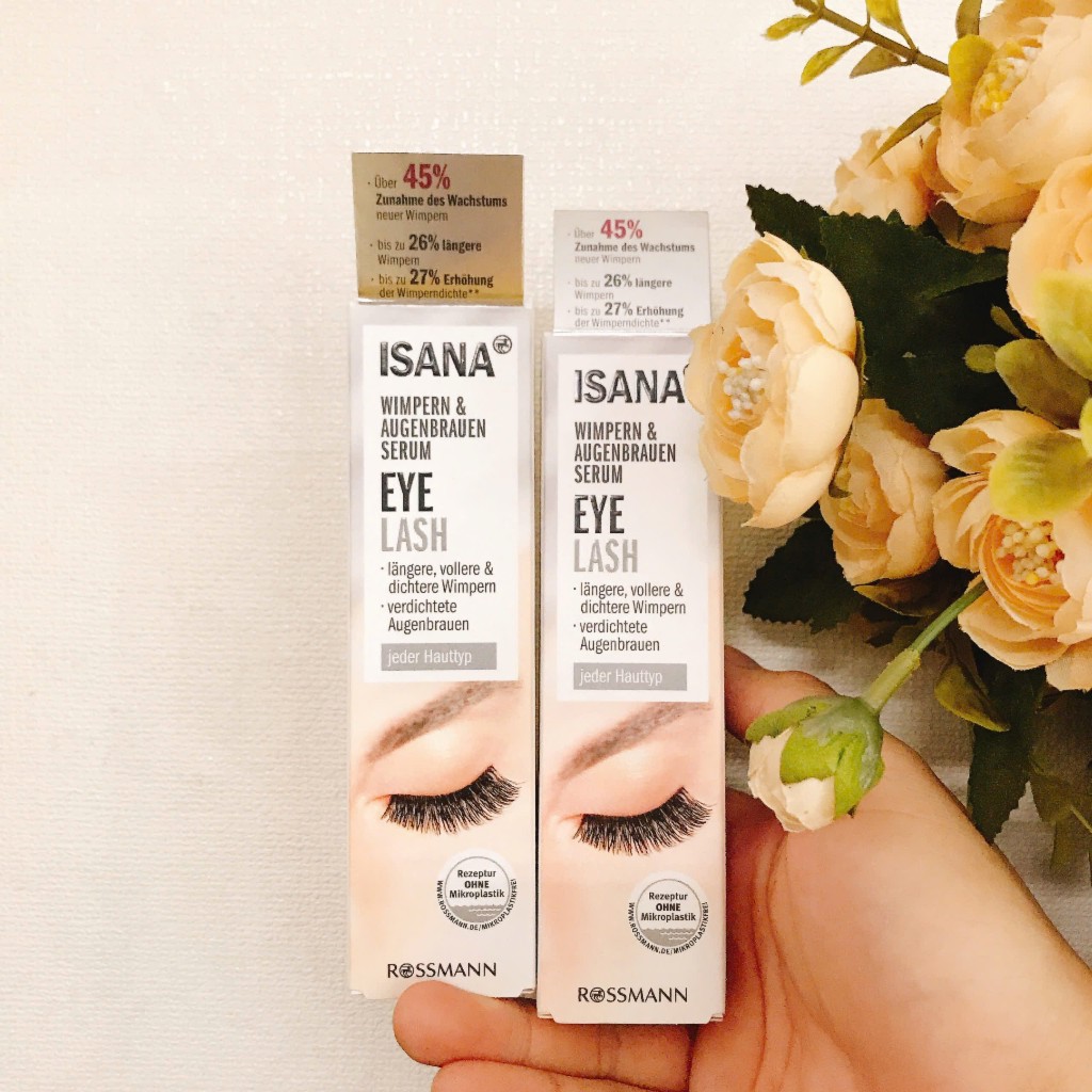 [ISANA] Serum dưỡng mi ISANA Đức cam kết dài, dày mi sau 4 tuần  - Hàng nội địa Đức