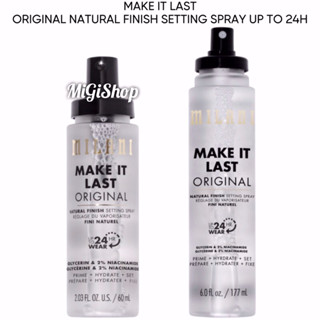Xịt Khoá Nền Giữ Lớp Trang Điểm Milani Make It Last Original Natural Finish Setting Spray Up To 24H 60ml