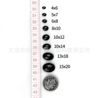 Mắt thú oval đen nhiều size/diy, làm đồ handmade