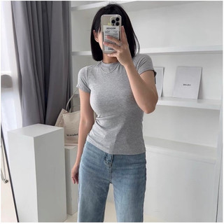 Áo thun body nữ cao cấp cổ tròn